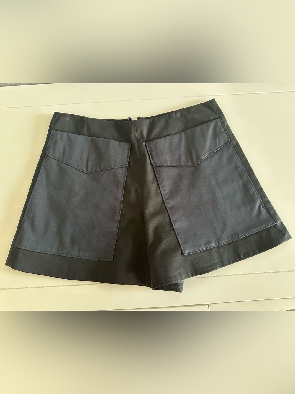 Rag & Bone Black/Navy High Waist Utility Pocket Shorts Size 00